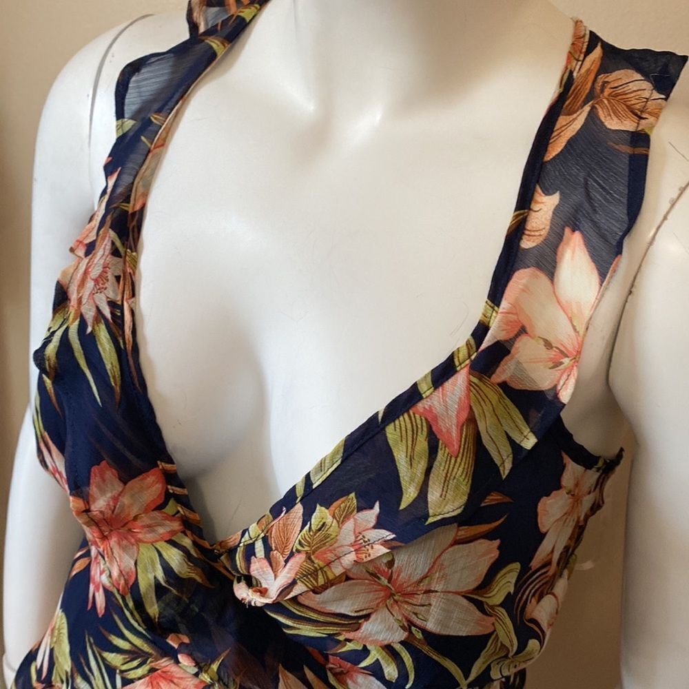 NWT Fashion Nova Paradise Feels Ruffle Mini Dress - Size 3X - Picture 9 of 16